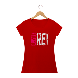 Nome do produto Camiseta feminina básica - Cristo Rei