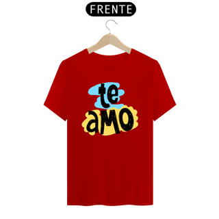 Nome do produto Camiseta masculina básica - dia dos pais - te amo