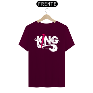 Nome do produto Camiseta masculina básica - King - arte branca