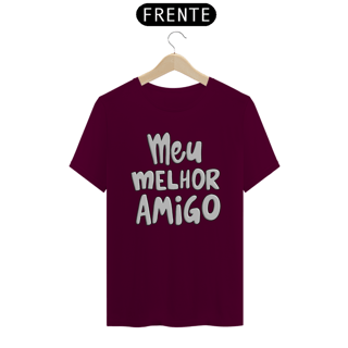 Nome do produto Camiseta masculina básica - dia dos pais - meu melhor amigo - arte cinza