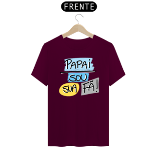 Nome do produto Camiseta masculina básica - dia dos pais - sou sua fã