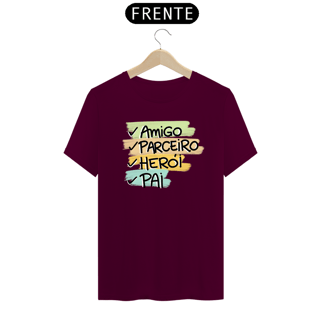 Nome do produto Camiseta masculina básica - dia dos pais - amigo, parceiro