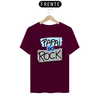 Nome do produto Camiseta masculina básica - dia dos pais - papai do rock