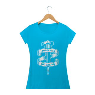 Nome do produto Camiseta feminina básica - João 3:16