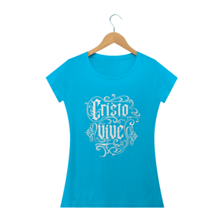 Nome do produto Camisa básica feminina - Cristo vive 
