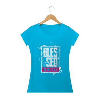 Nome do produto Camiseta feminina básica - Blessed