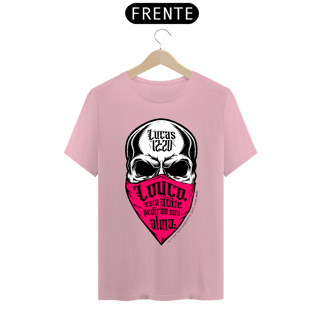 Nome do produto Camiseta masculina básica - Lucas 12:20
