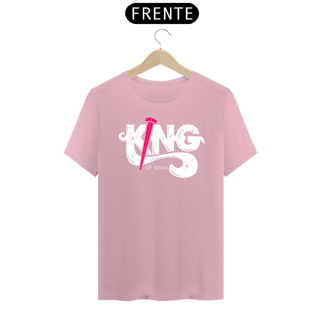 Nome do produto Camiseta masculina básica - King - arte branca