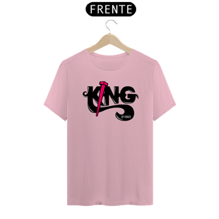 Nome do produto Camiseta masculina básica - King - arte preta