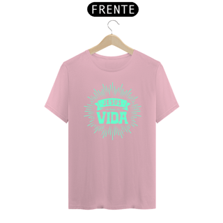Nome do produto Camiseta masculina básica - Jesus minha vida - arte verde