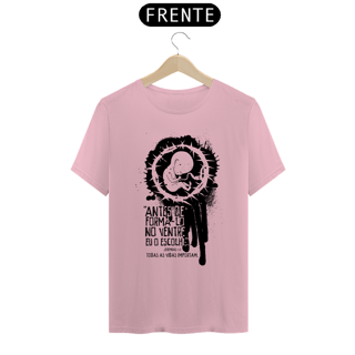 Nome do produto Camiseta masculina básica - Antes de formá-lo - arte preta
