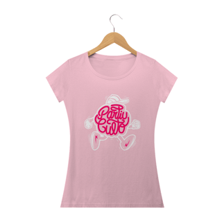 Nome do produto Camiseta feminina básica - Partiu culto