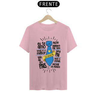Nome do produto Camiseta masculina básica - dia dos pais - feliz dia dos pais - arte letra preta