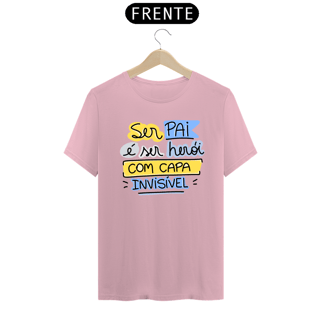 Nome do produto Camiseta masculina básica - dia dos pais - ser pai é ser herói