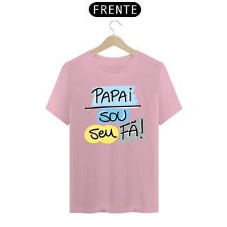 Nome do produto Camiseta masculina básica - dia dos pais - papai sou seu fã