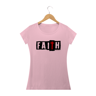 Nome do produto Camiseta feminina básica - Faith