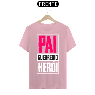 Nome do produto Camiseta masculina básica - dia dos pais - Pai-guerreiro-herói