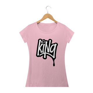 Nome do produto Camiseta feminina básica - King