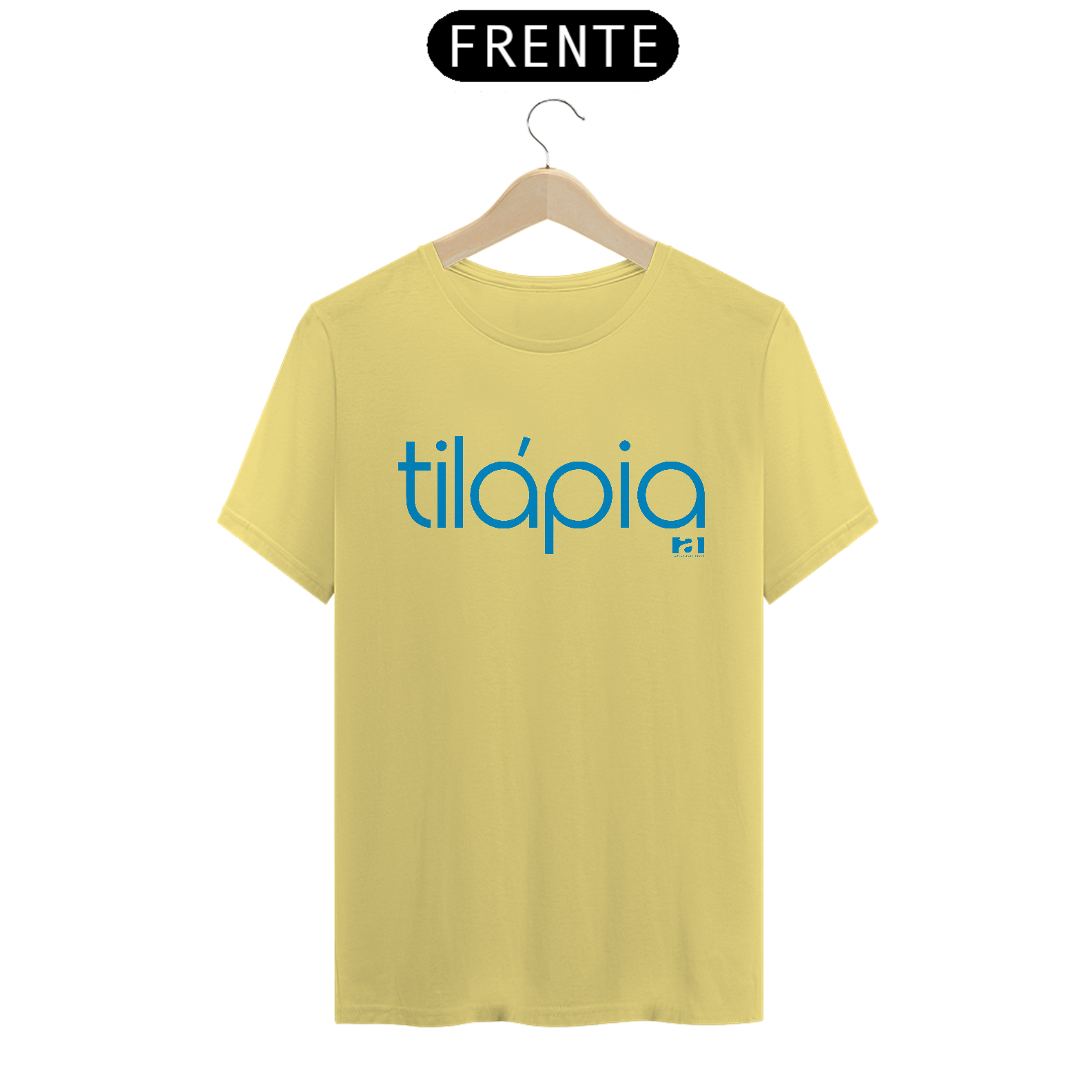 Tilápia - Logo Azul Masculino