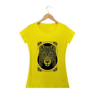 Nome do produto Uma cabeça de onça , simetria , frente frontal , preto e branco , espaço negativo , padrão grosso , belo fundo de padrão de floresta , linha fina de tinta arte estilizada , vetorial , 