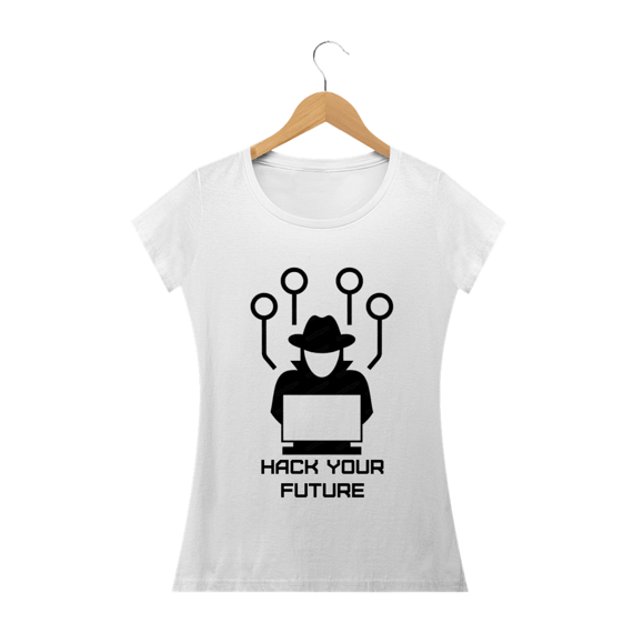 Camiseta Baby Look - Branco