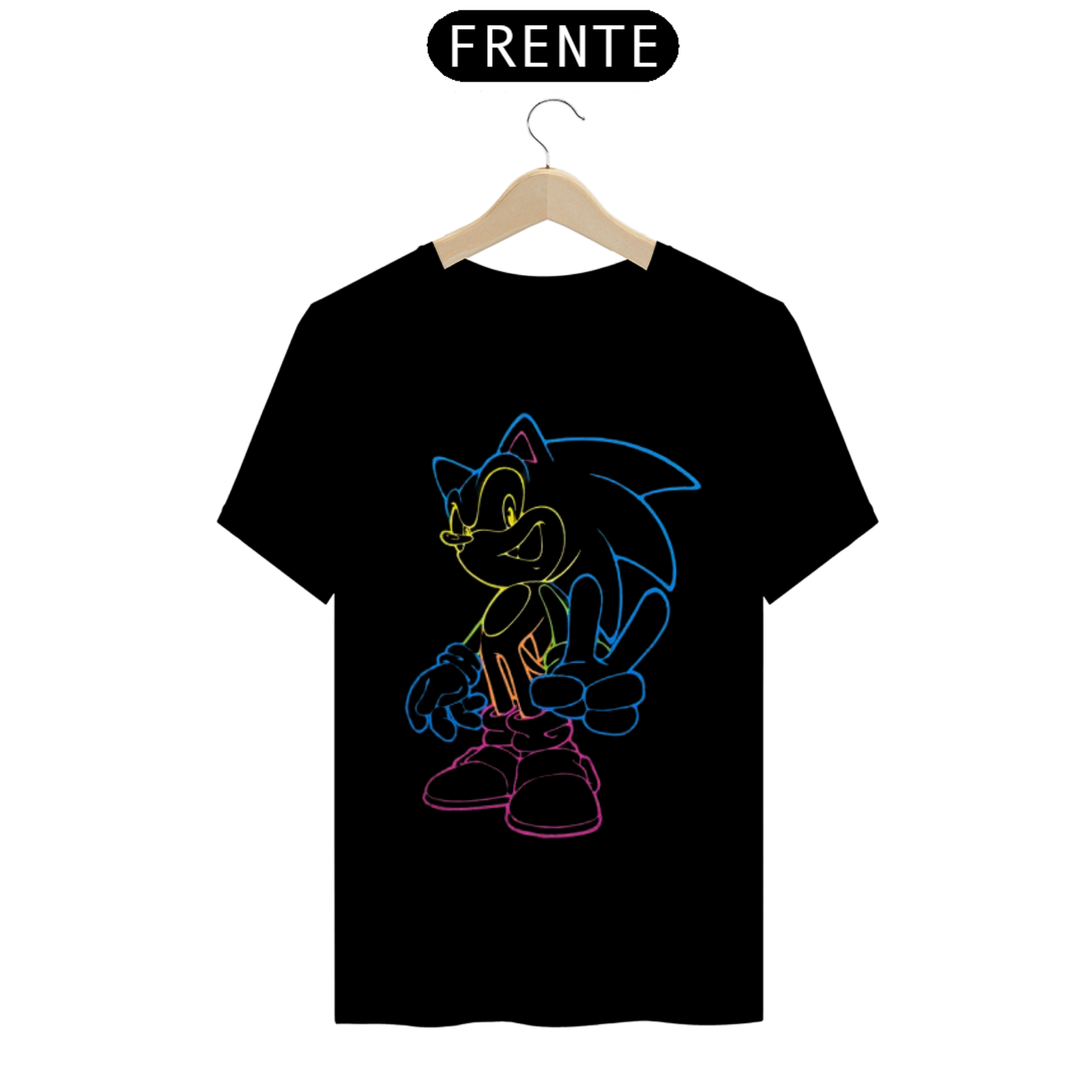 Camiseta Sombreado Sonic