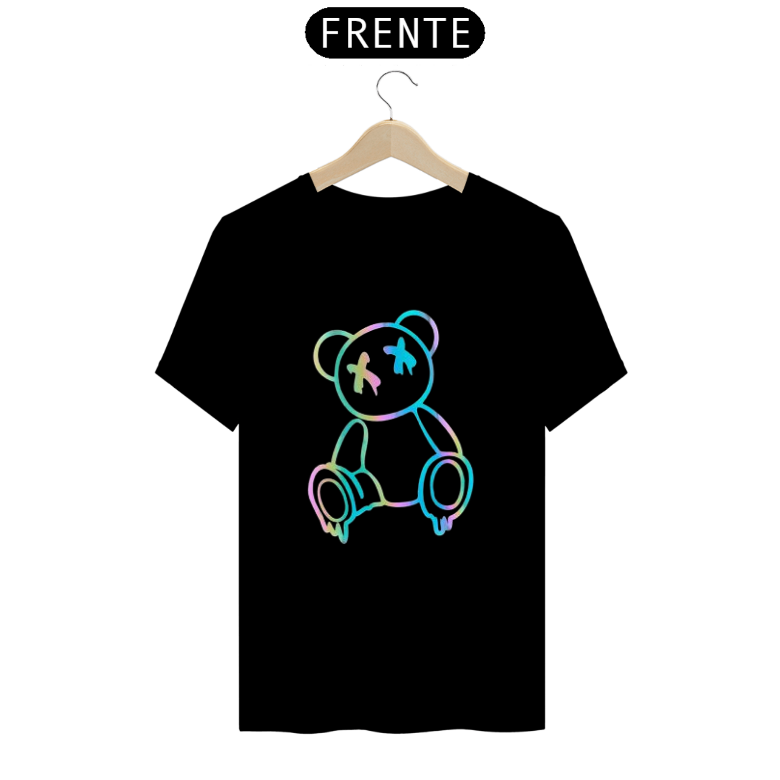 Camiseta Urso Neon