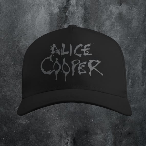 ALICE COOPER BONÉ COM TELA