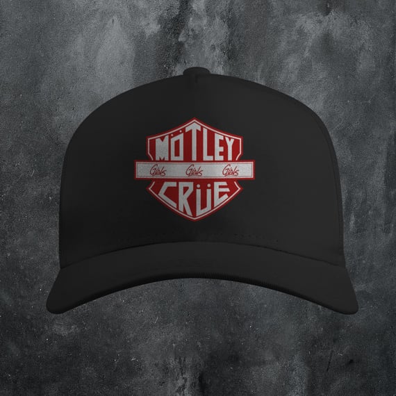 MOTLEY CRUE BONÉ COM TELA