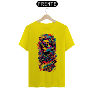 Nome do produto Camiseta Grafite - branca e colorida