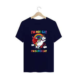 Nome do produto Camiseta Plus Size Super Gay