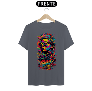 Nome do produto Camiseta Grafite - branca e colorida