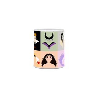 Nome do produto Caneca Vilãs Disney