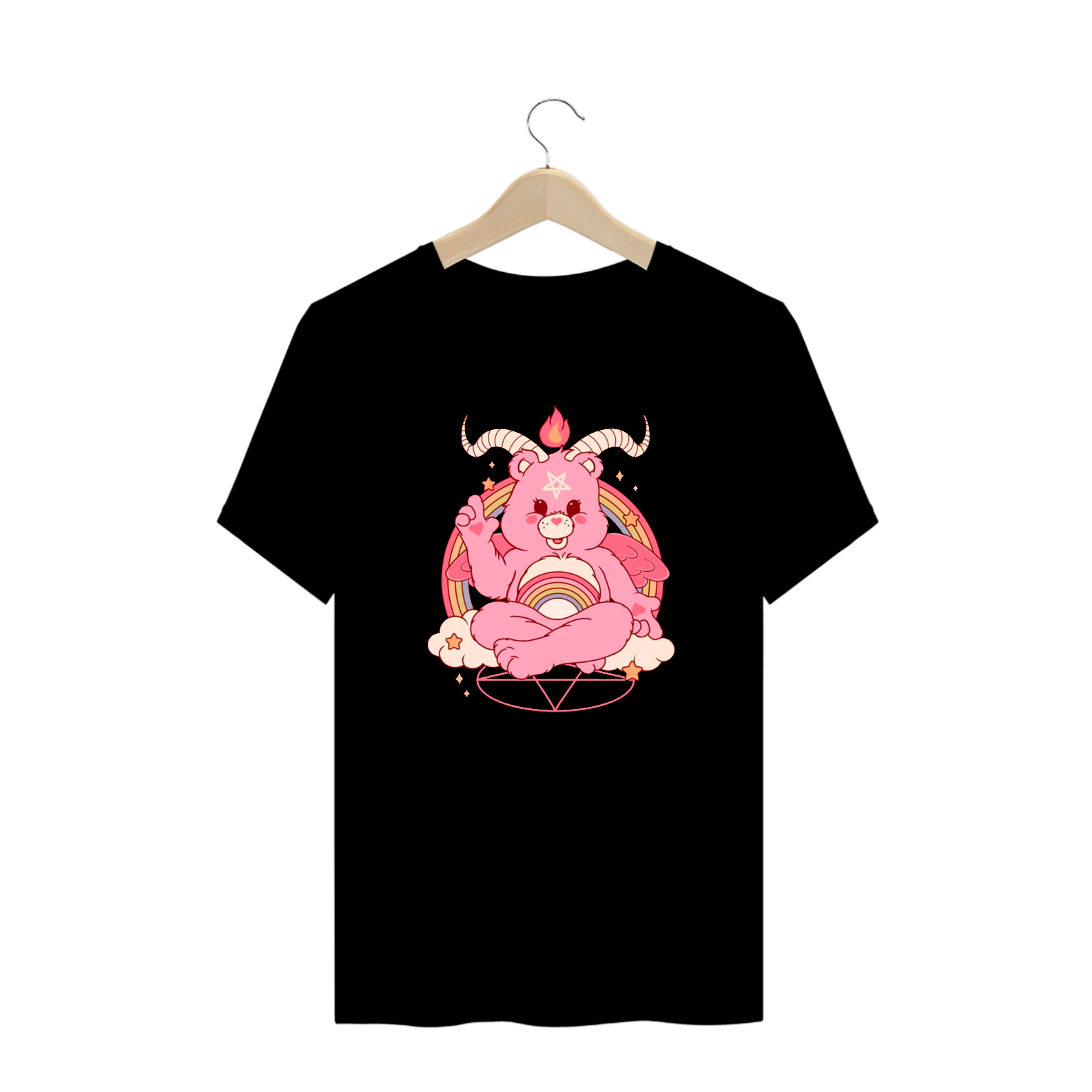 Camiseta Plus Size Urso Hell