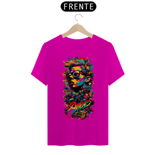 Nome do produto Camiseta Grafite - branca e colorida
