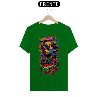 Nome do produto Camiseta Grafite - branca e colorida