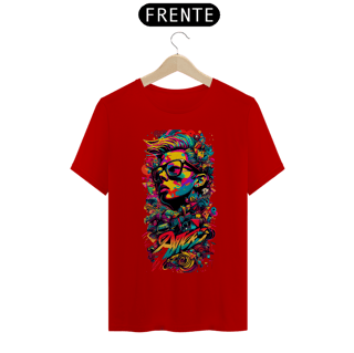 Nome do produto Camiseta Grafite - branca e colorida