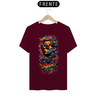 Nome do produto Camiseta Grafite - branca e colorida