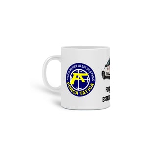 Nome do produto Caneca 3 Estampas Força Tática SP - Brasão/Logo