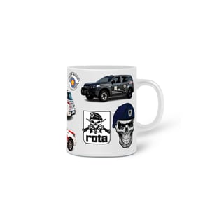 Nome do produto Caneca 3 Estampas BAEP / Força Tática / ROTA