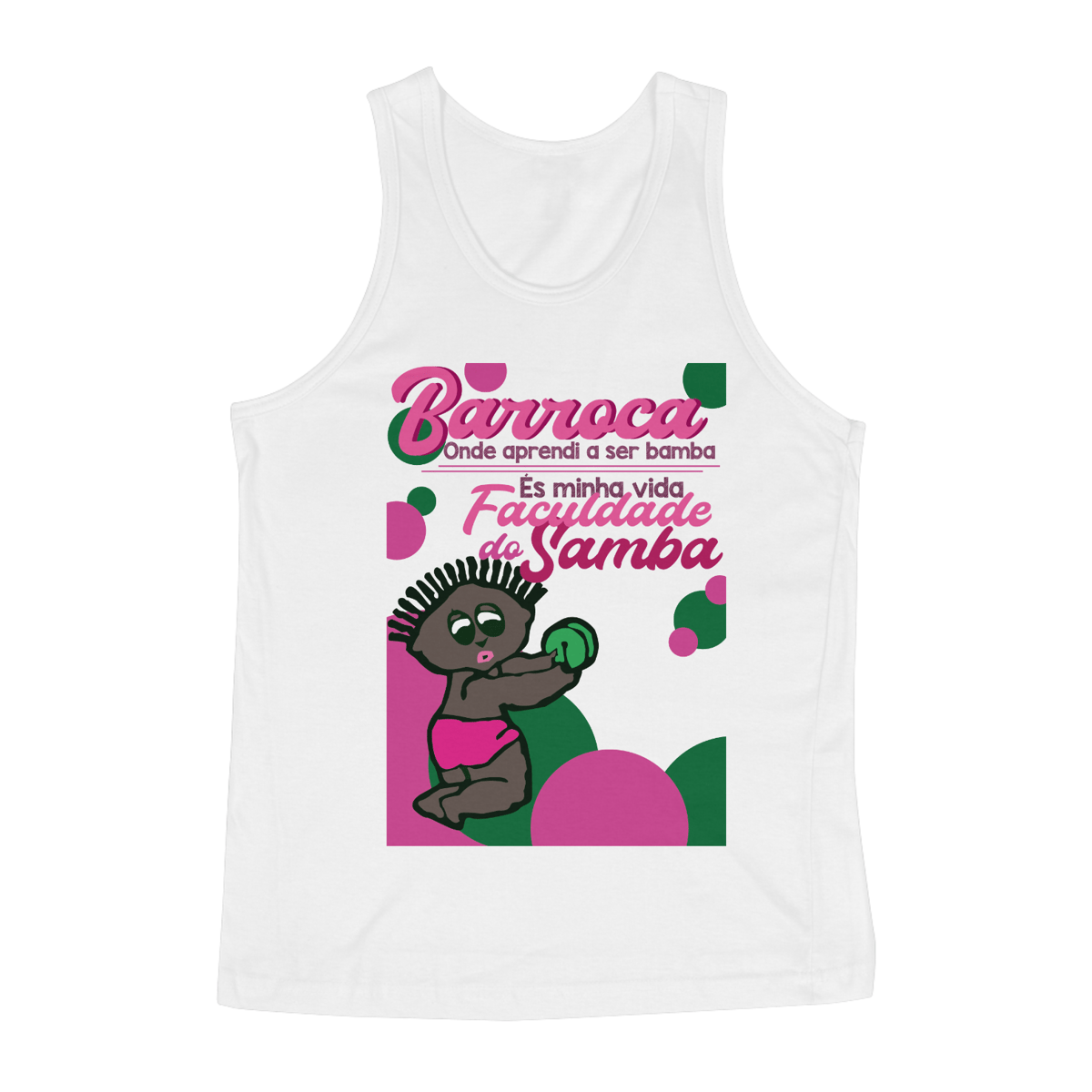 Nome do produto: Faculdade do Samba - Barroca 24 (Regata)