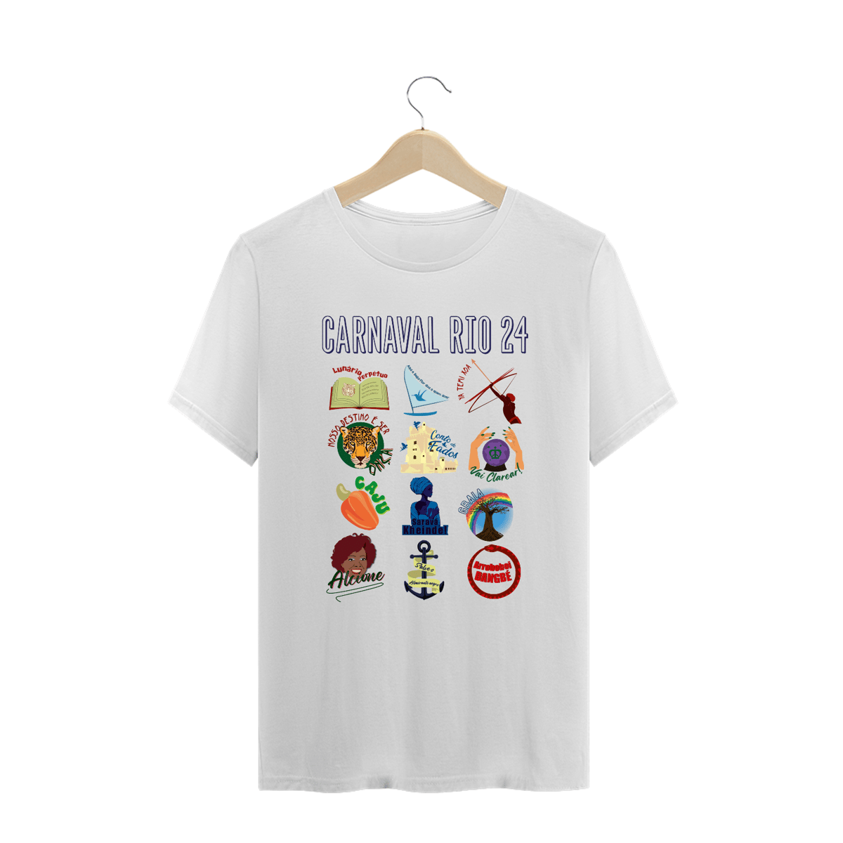 Nome do produto: Camiseta Plus Carnaval Rio 2024