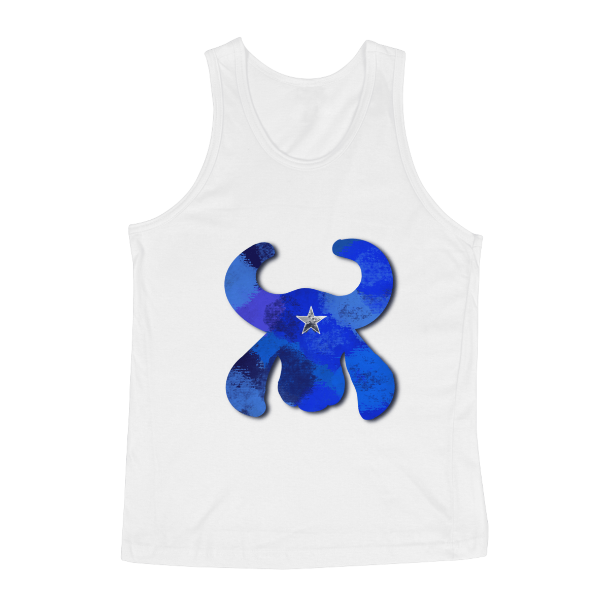 Nome do produto: Regata Boi Azul