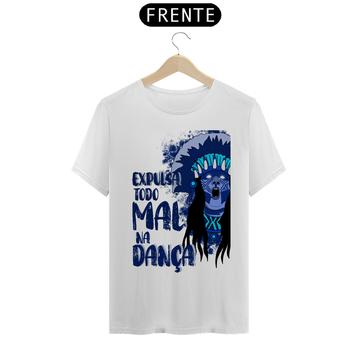 Nome do produto: Camiseta Pajé Azulado