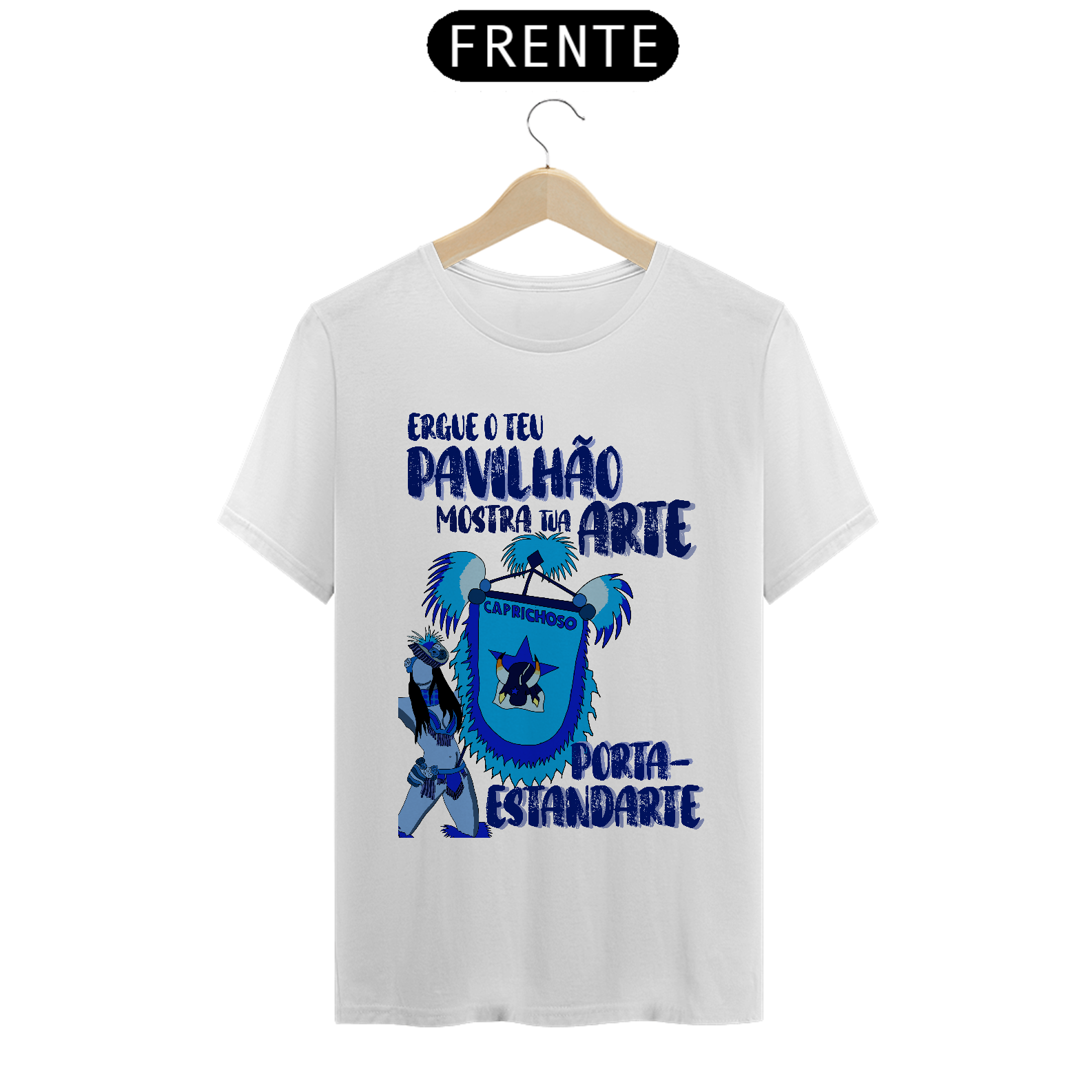 Camiseta Porta Estandarte Azulada