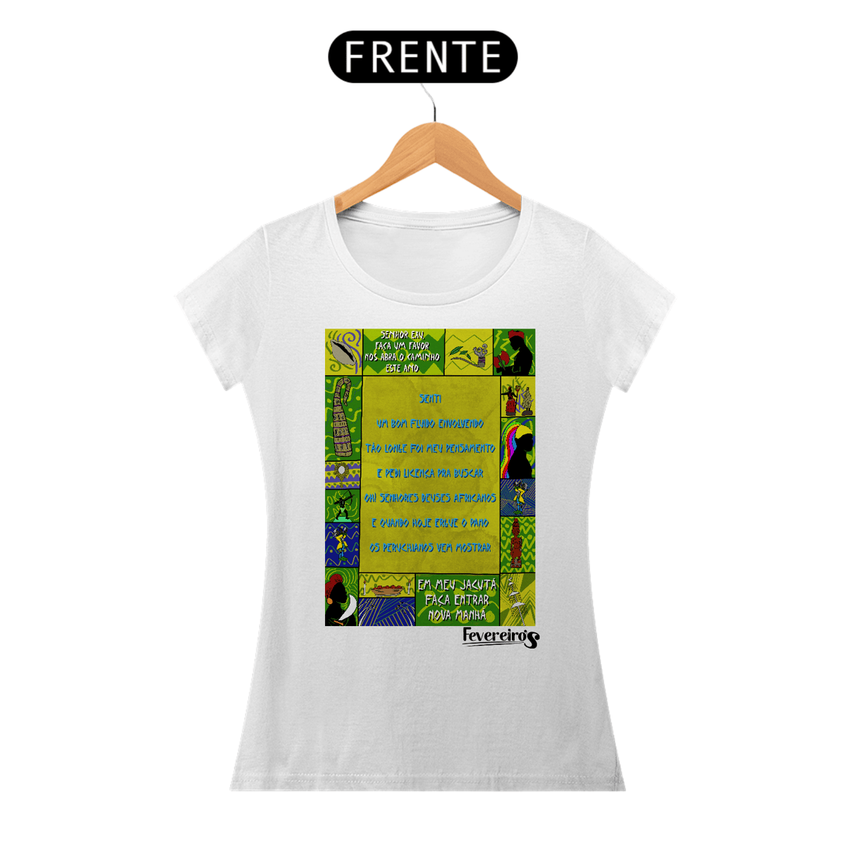 Nome do produto: Deuses Africanos - Peruche 89 (Baby Look)