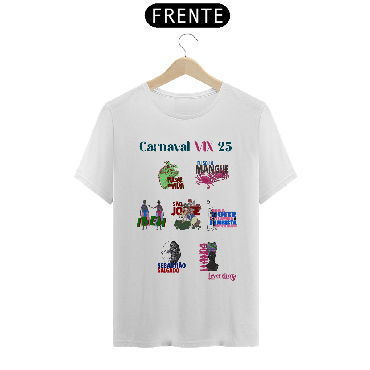 Nome do produto: Camiseta Carnaval VIX 25