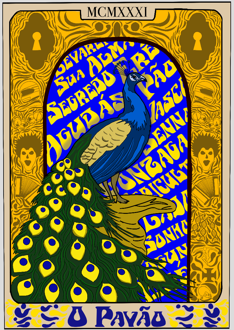 Nome do produto: Poster O Pavão - Unidos da Tijuca
