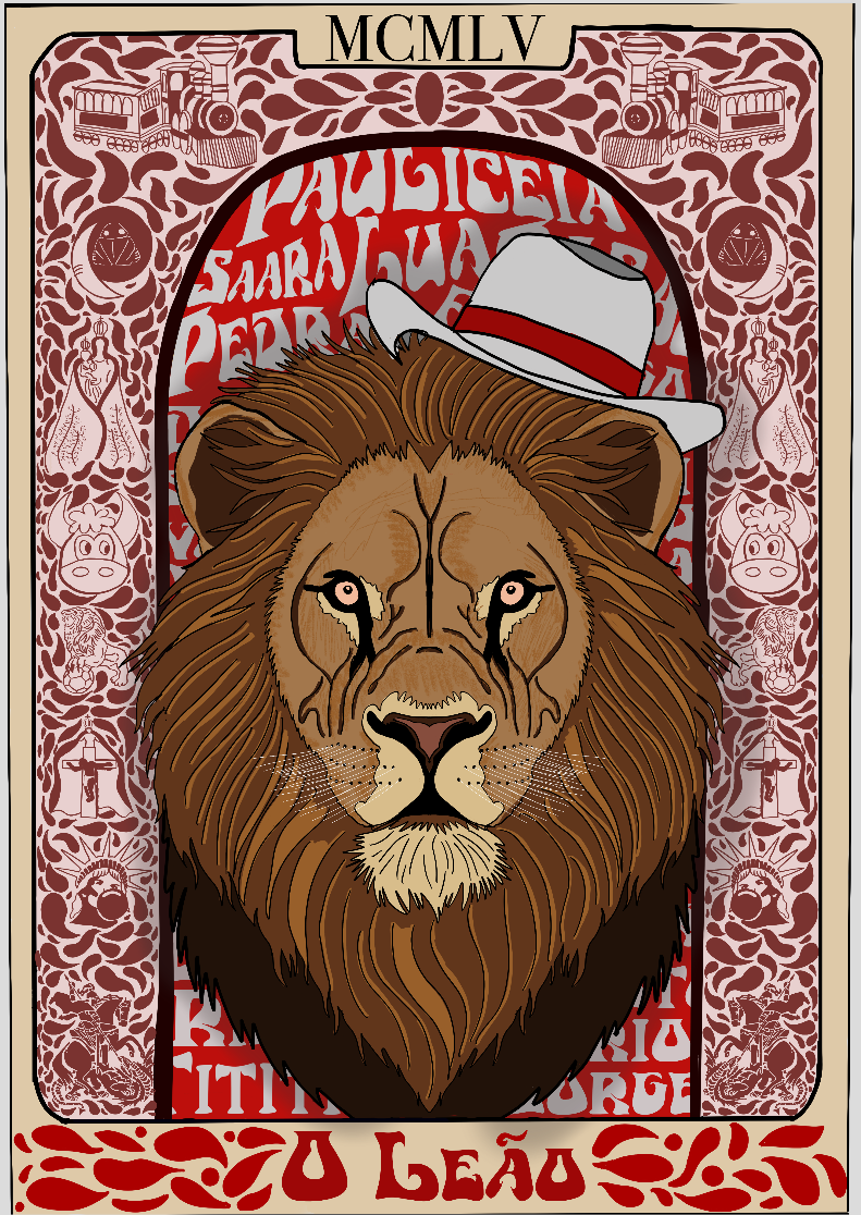 Nome do produto: Poster O Leão - Estácio de Sá