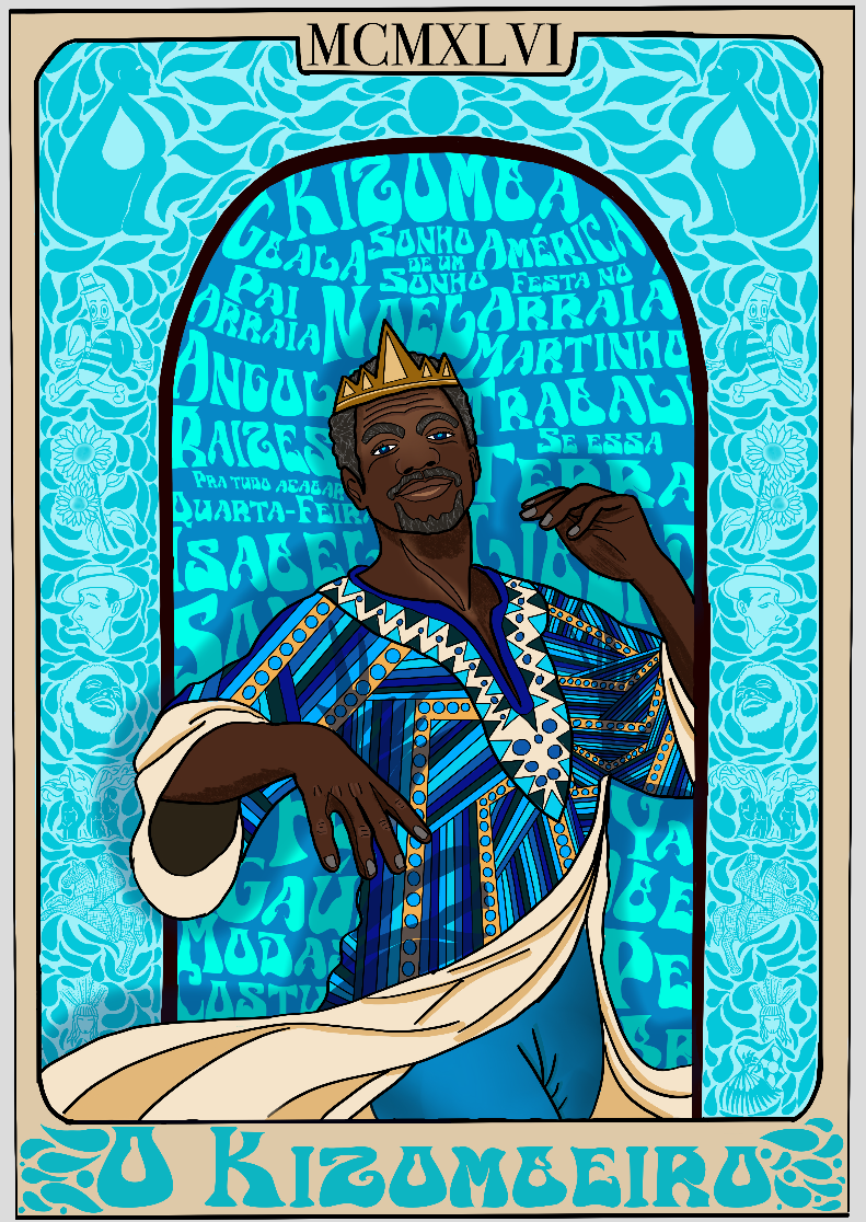 Nome do produto: Poster O Kizombeiro - Vila Isabel